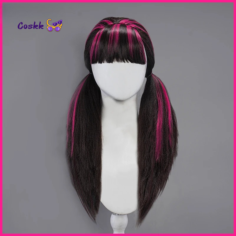 Anime Cosplay Wig Heat Resistant - Parrucca per cosplay Draculauraa, capelli lunghi