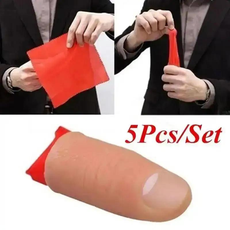 Thumb Tip Magic Trick Set - 5 Pz/set Hot False Morbida Punta