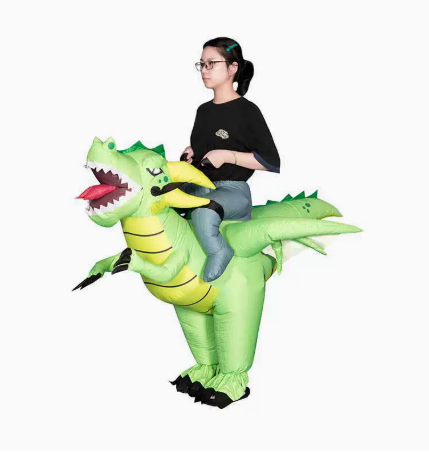 Inflatable Dinosaur Costume Adult - 1 pezzo Costume da Cosplay Gonfiabile