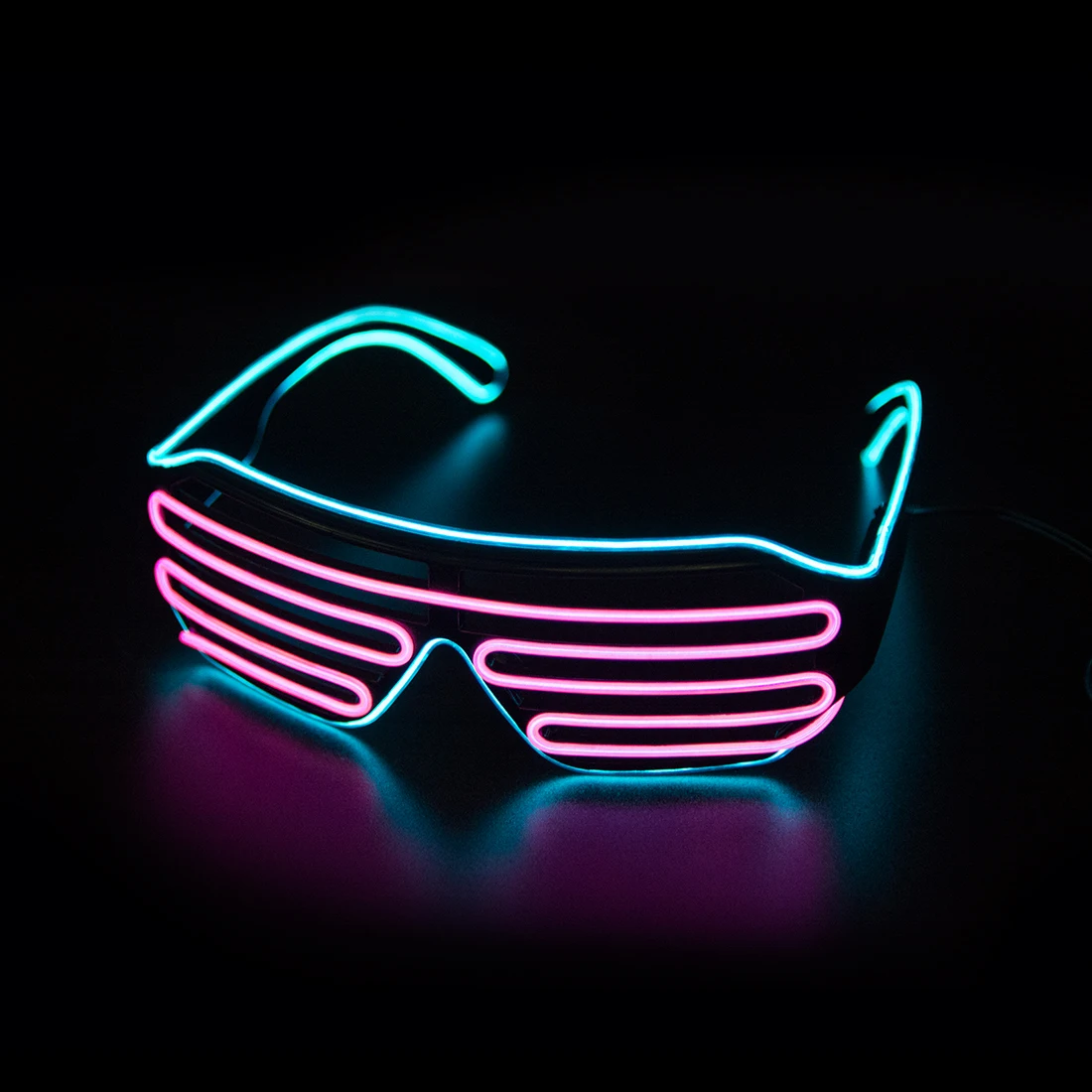 Glow In The Dark Party Glasses - Occhiali luminosi a LED Gafas Luminosi