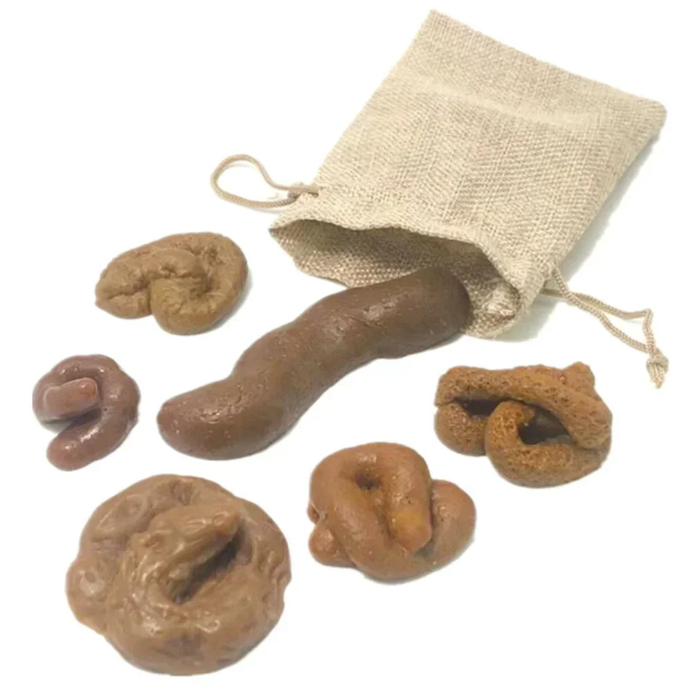 Fake Poop Gag Gift - 6 pz Realistico Falso Cane Cacca