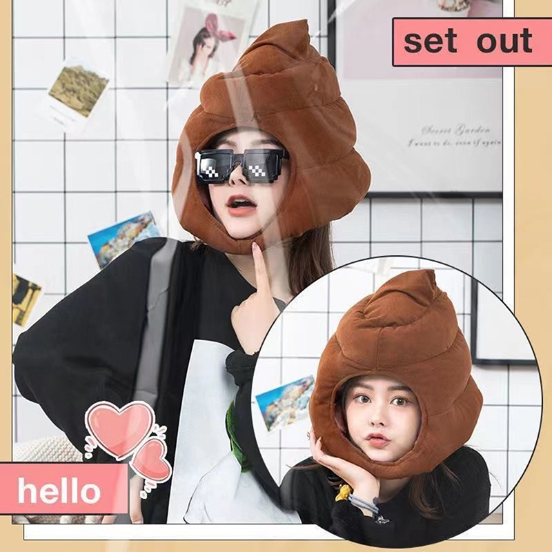 Fake Poop Gag Gift - Creativo carino forma di merda cappello