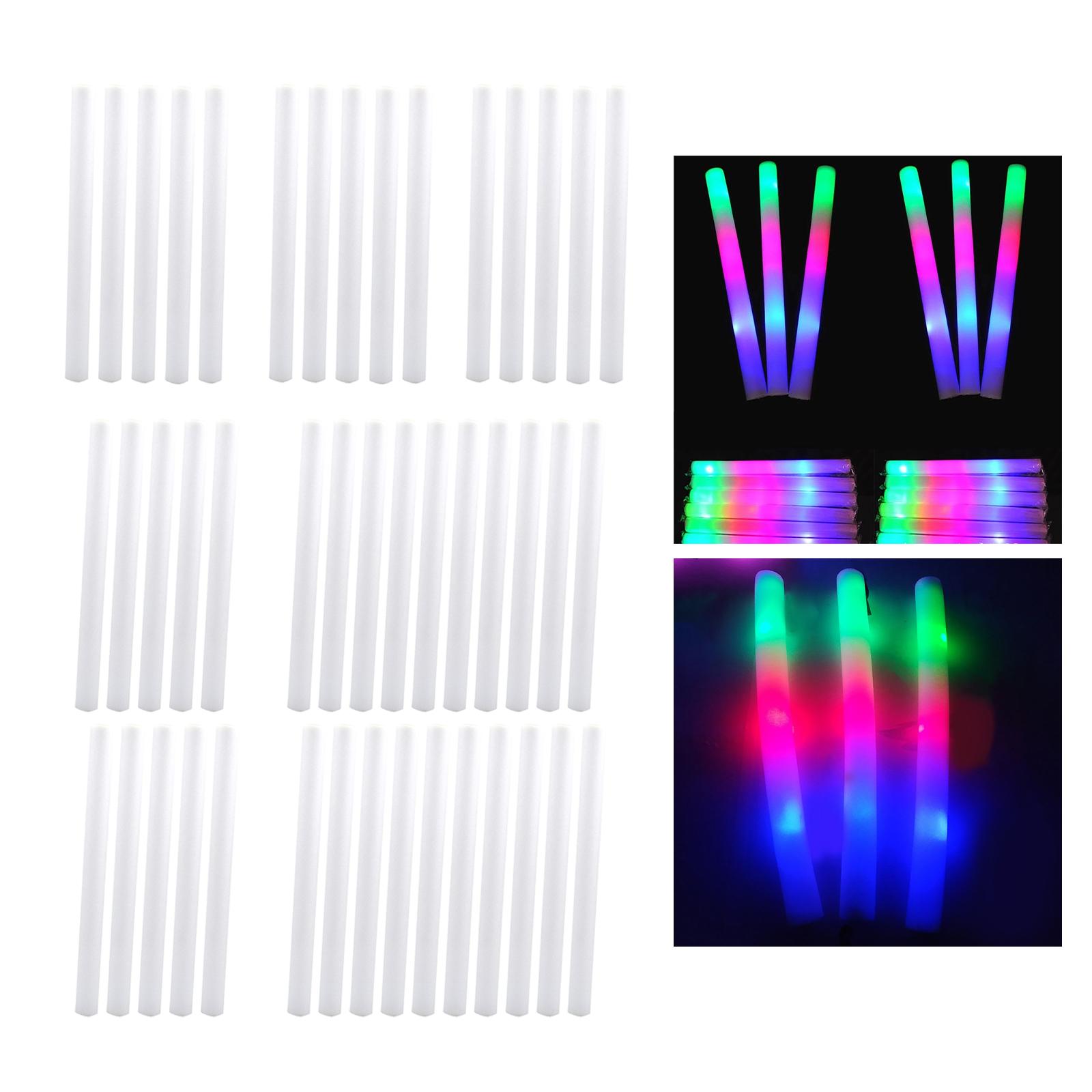 Flashing Led Foam Sticks Party - Bastoncini luminosi in schiuma a LED