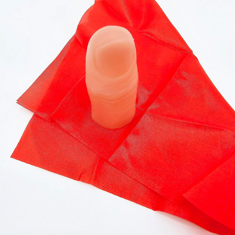 Thumb Tip Magic Trick Set - Sciarpa-Vanish Set di maniche per dita
