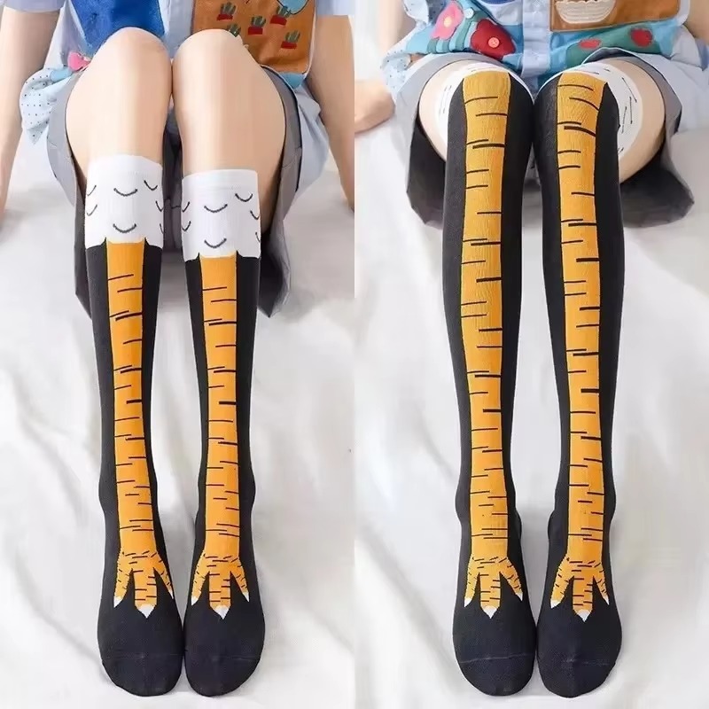 Funny Chicken Leg Socks - Divertente calza con zampa di pollo