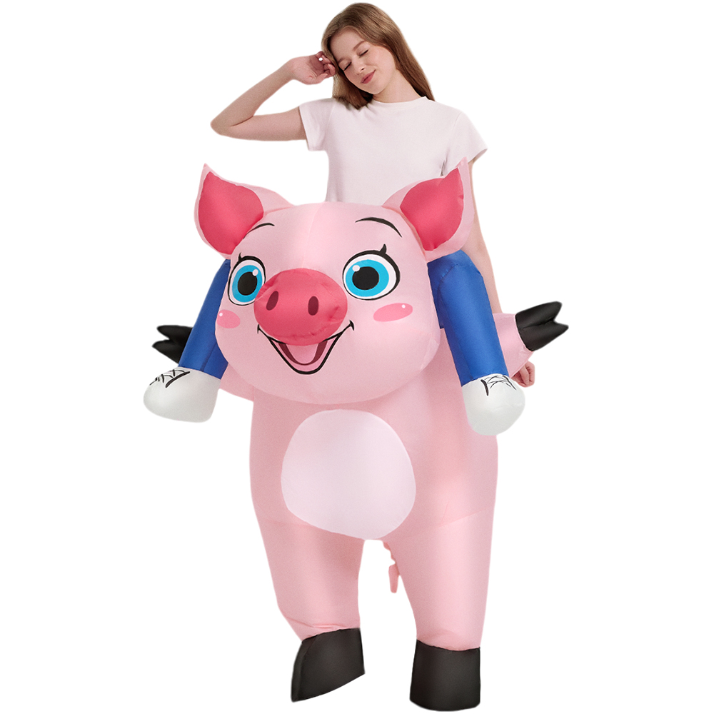 Inflatable Dinosaur Costume Adult - Nuovo costume da maiale gonfiabile rosa