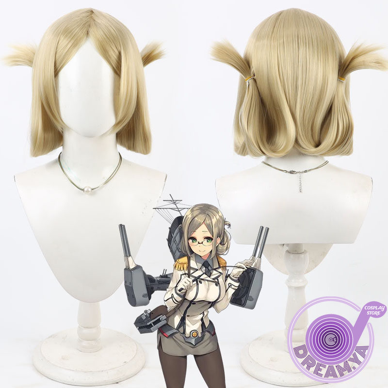 Anime Cosplay Wig Heat Resistant - Parrucca cosplay Katori Kantai Collection Champagne