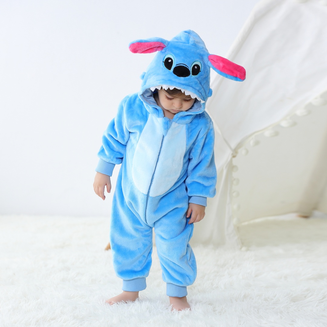 Spiderman Jumpsuit Kids - Baby Kigurumi Stitch Cartoon Pagliaccetto Infantile