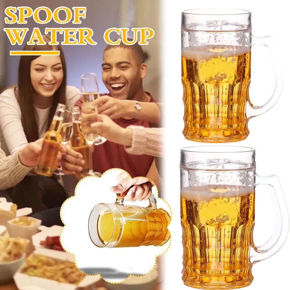 Prank Toys - Divertente tazza di birra finta Tazza