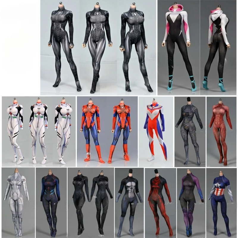 Spiderman Jumpsuit Kids - Tute Modello 1/6 Anime Girls Fighter
