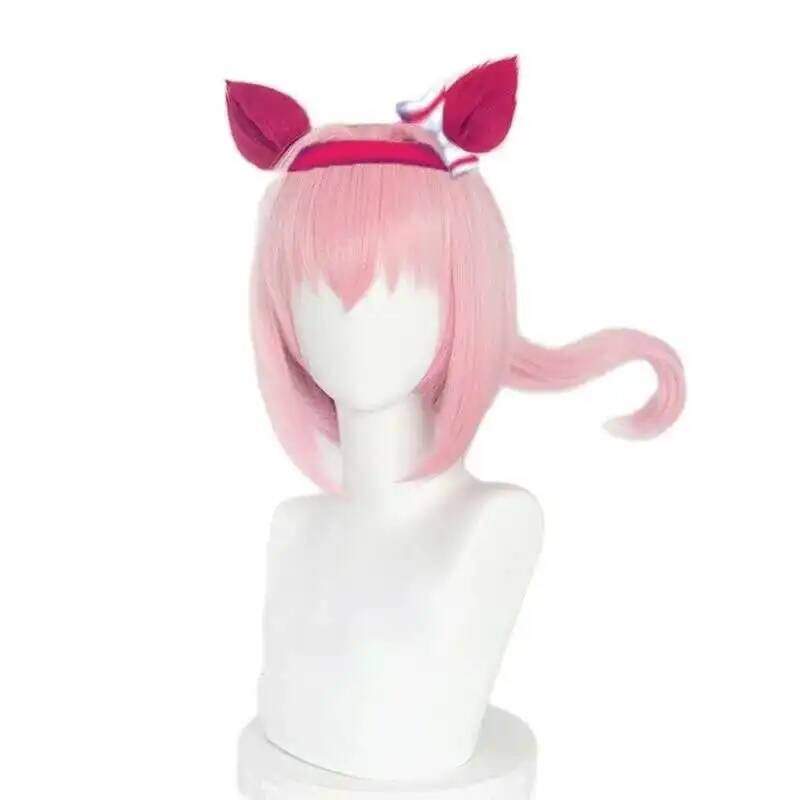 Anime Cosplay Wig Heat Resistant - Uma Musume Haru Urara Parrucca Cosplay
