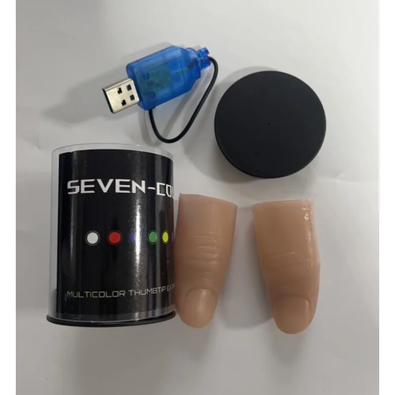 Thumb Tip Magic Trick Set - Sette colori Luce a LED Suggerimenti