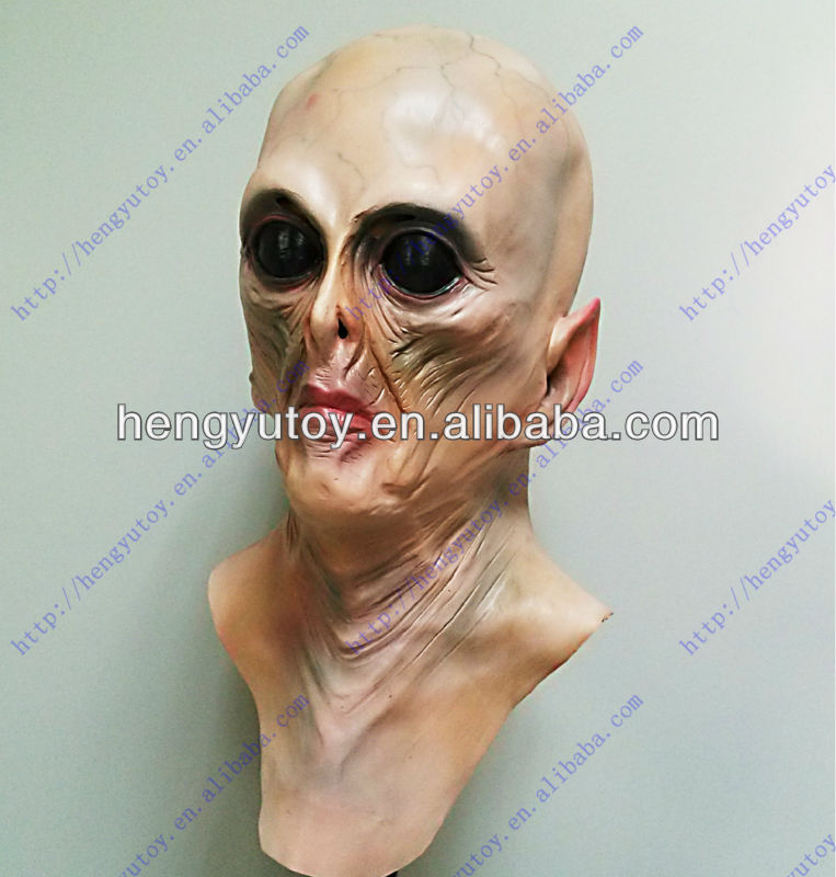 Latex Alien Mask Realistic - Maschera alieno deluxe Maschera realistica in