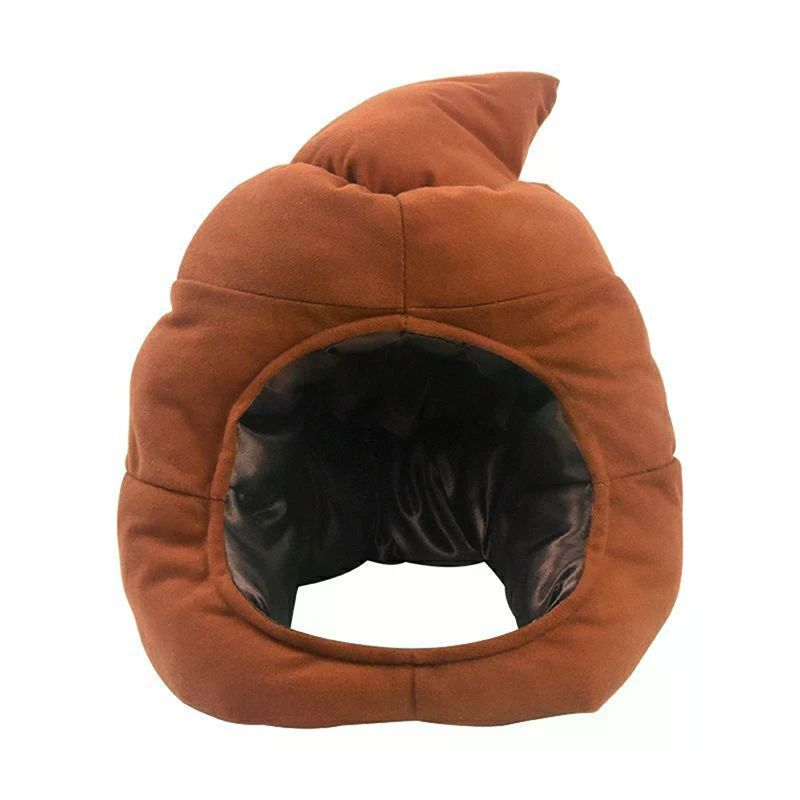Fake Poop Gag Gift - Cappello di Peluche Creativo a Forma
