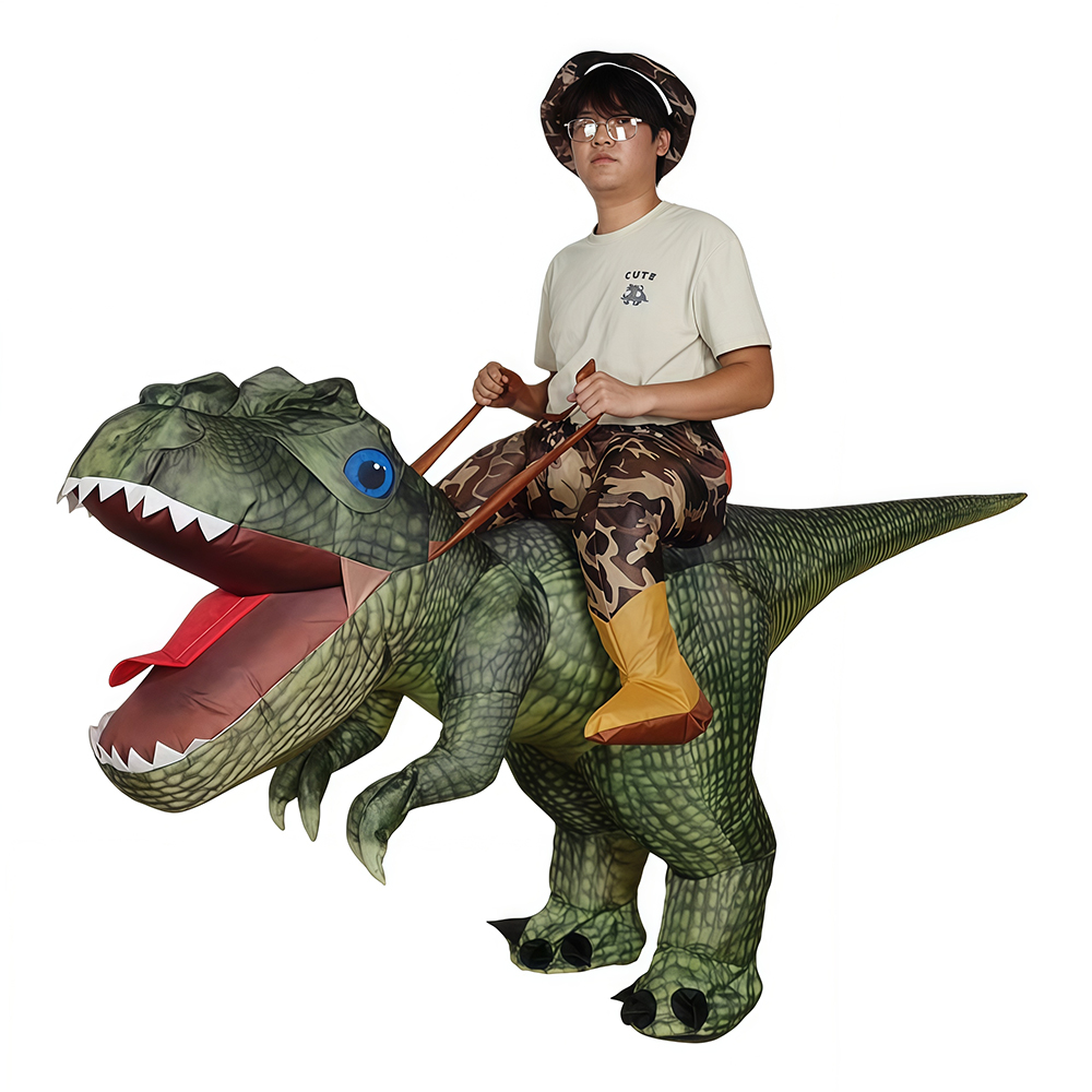 Inflatable Dinosaur Costume Adult - Costume Gonfiabile da Dinosauro Maculato per