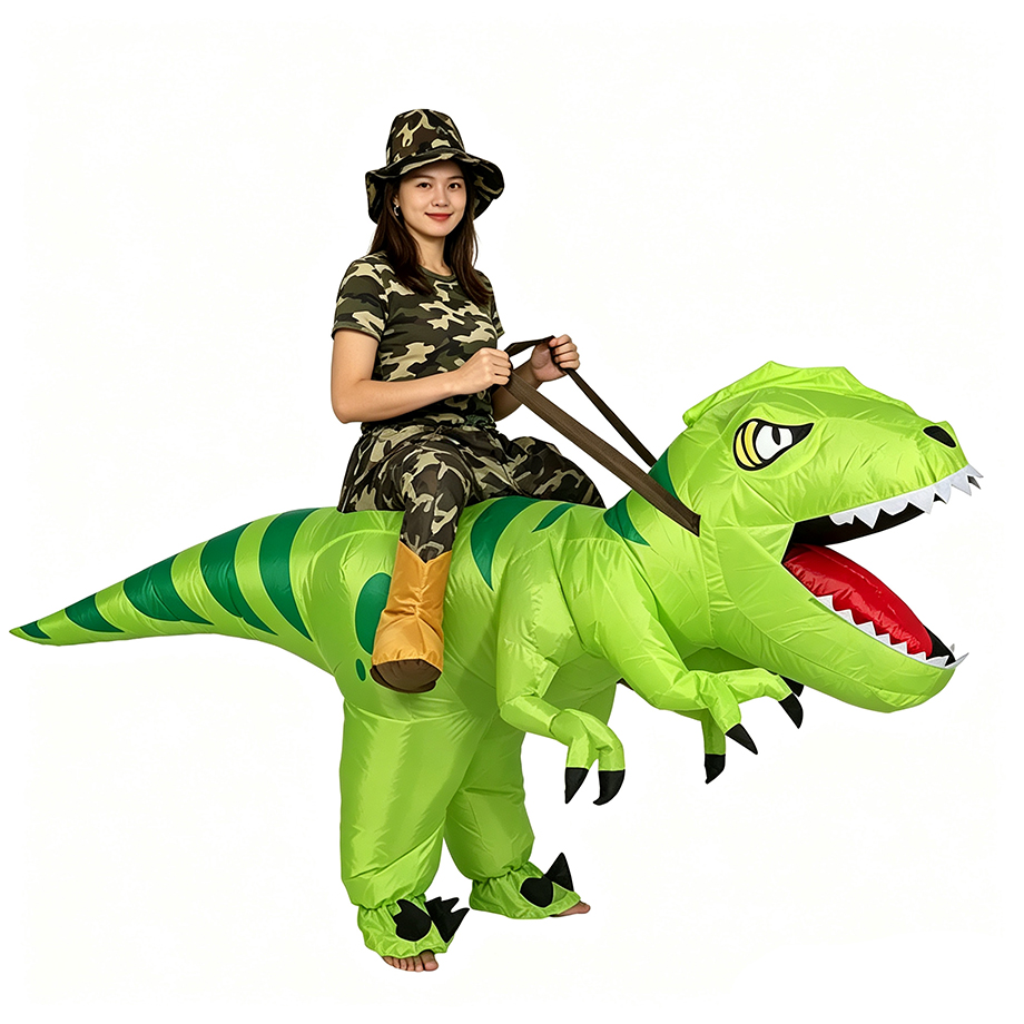 Inflatable Dinosaur Costume Adult - Costume Gonfiabile da Dinosauro T-Rex per