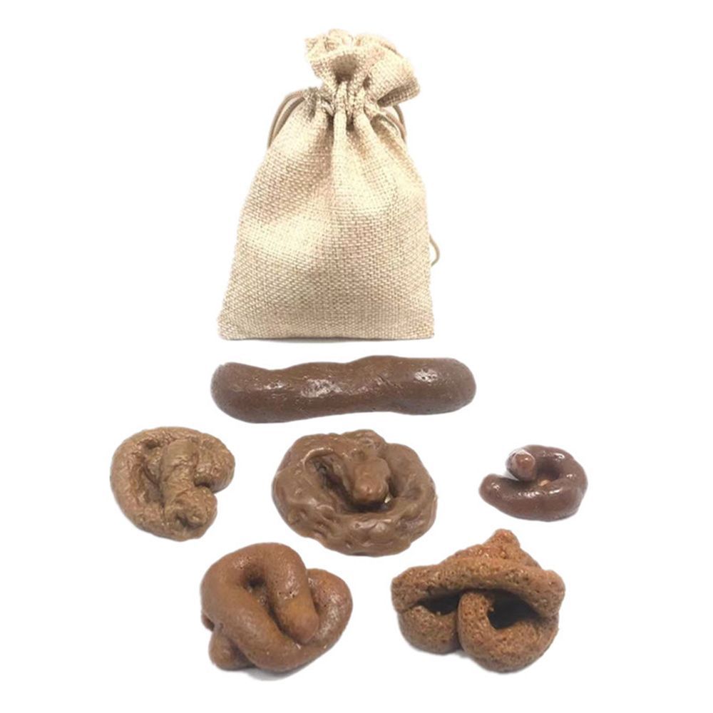 Fake Poop Gag Gift - Set di 6 Pezzi Fai-da-Te per