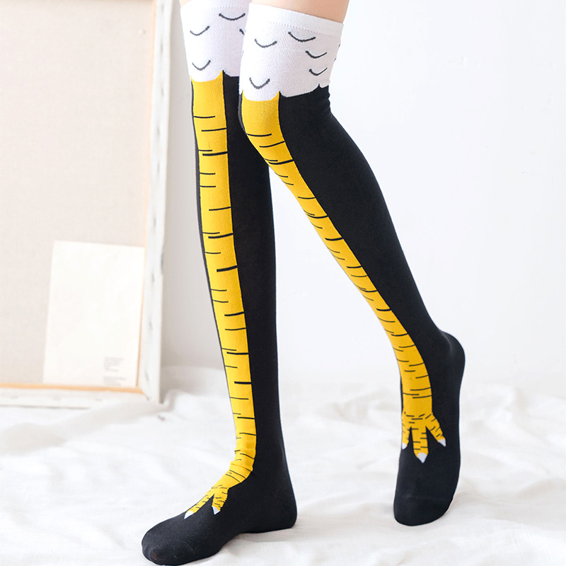 1 paio di calzini alti al gino - Funny Chicken Leg Socks recensione e prezzo
