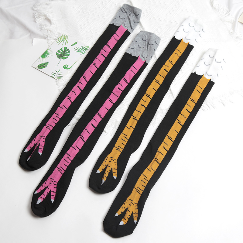 1 paio di calzini alti al gino - Funny Chicken Leg Socks recensione e prezzo