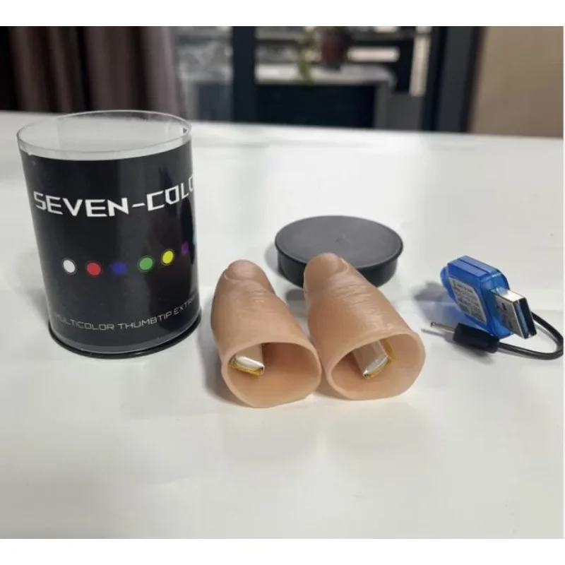 Sette colori LED Luce Pollice  - Thumb Tip Magic Trick Set recensione e prezzo