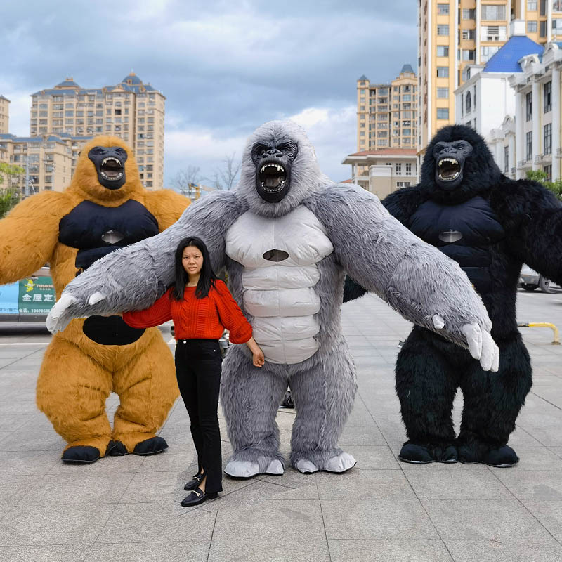 Costume da mascotte gorilla go - Inflatable Dinosaur Costume Adult recensione e prezzo