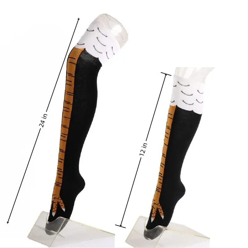 1/2/4 Paia di Calze Alte da Do - Funny Chicken Leg Socks recensione e prezzo