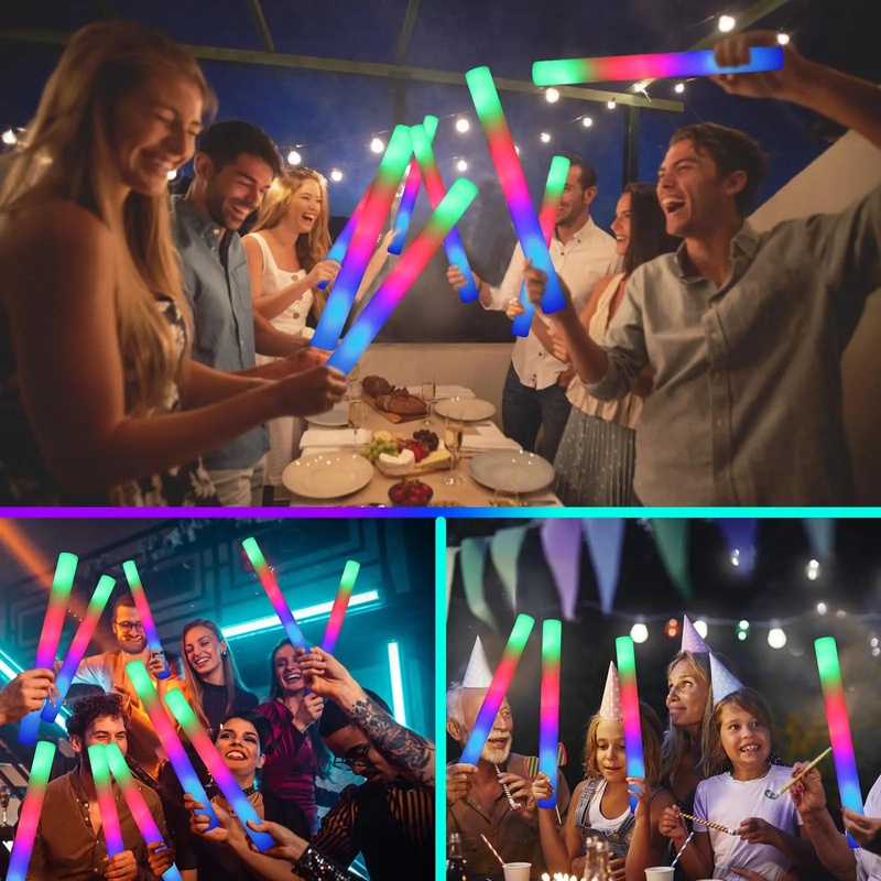 1/15/30 pezzi di bastoncini lu - Flashing Led Foam Sticks Party recensione e prezzo