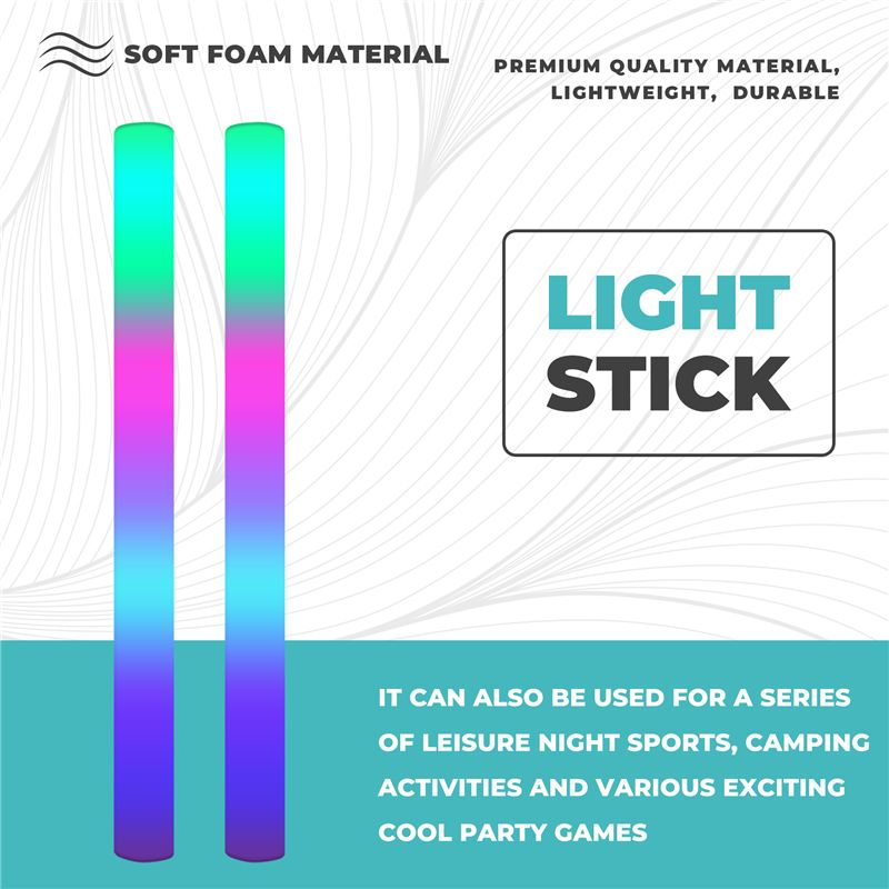 A68P-12 pezzi bastoncini lumin - Flashing Led Foam Sticks Party recensione e prezzo