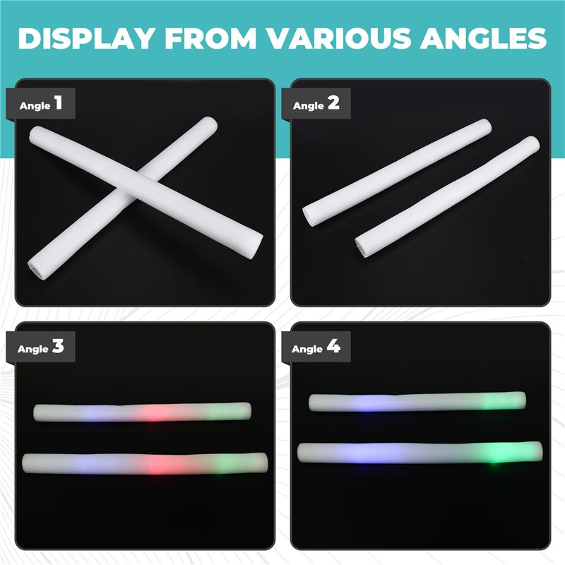 A68P-12 pezzi bastoncini lumin - Flashing Led Foam Sticks Party recensione e prezzo