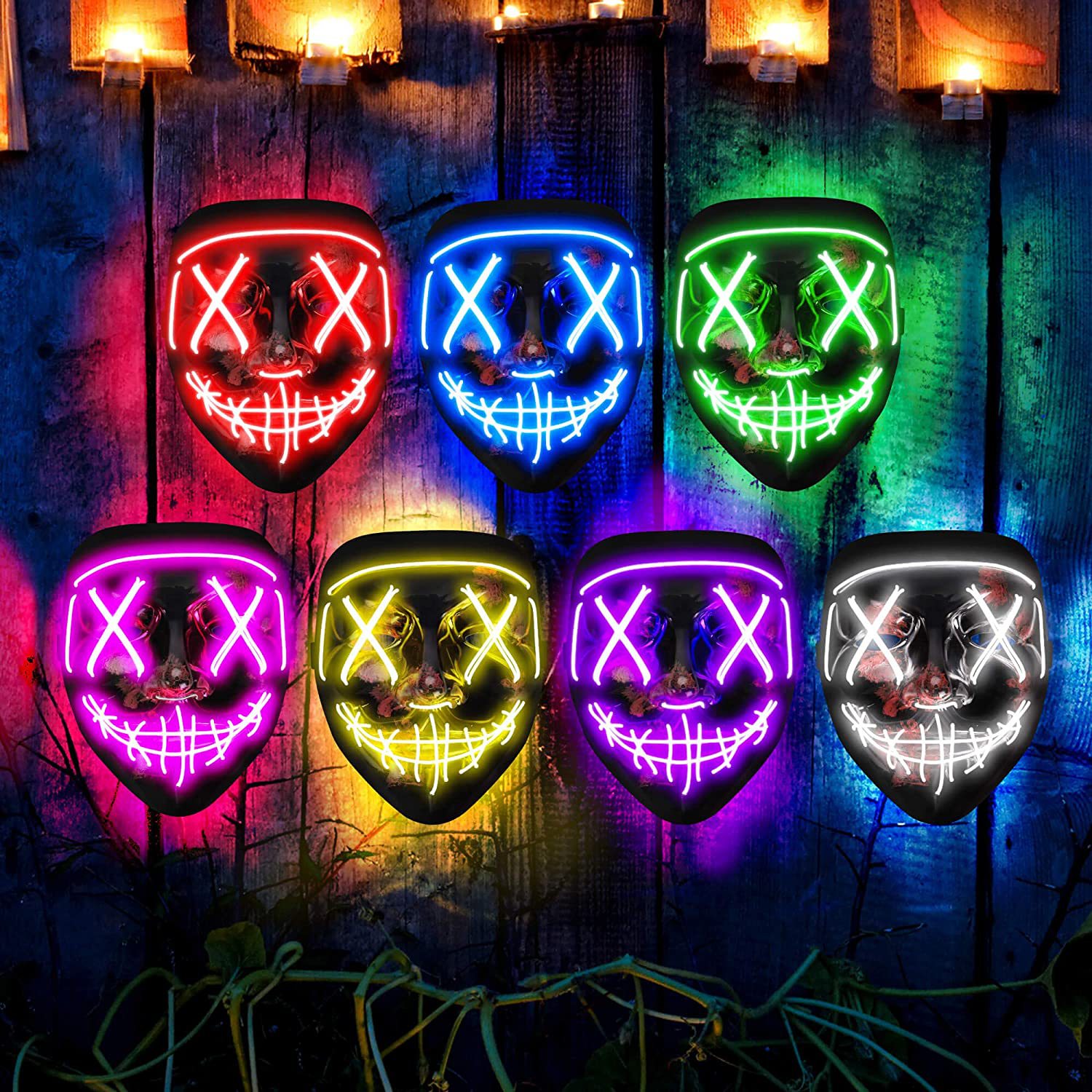 Maschera incandescente spavent - Led Purge Mask Halloween recensione e prezzo