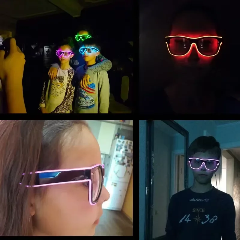 Occhiali da sole luminosi a LE - Glow In The Dark Party Glasses recensione e prezzo