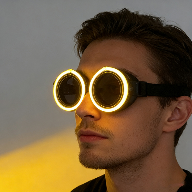 Nuovi occhiali luminosi a LED  - Glow In The Dark Party Glasses recensione e prezzo