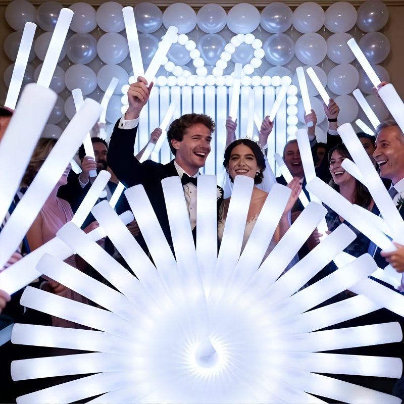 30 bastoncini luminosi a LED i - Flashing Led Foam Sticks Party recensione e prezzo