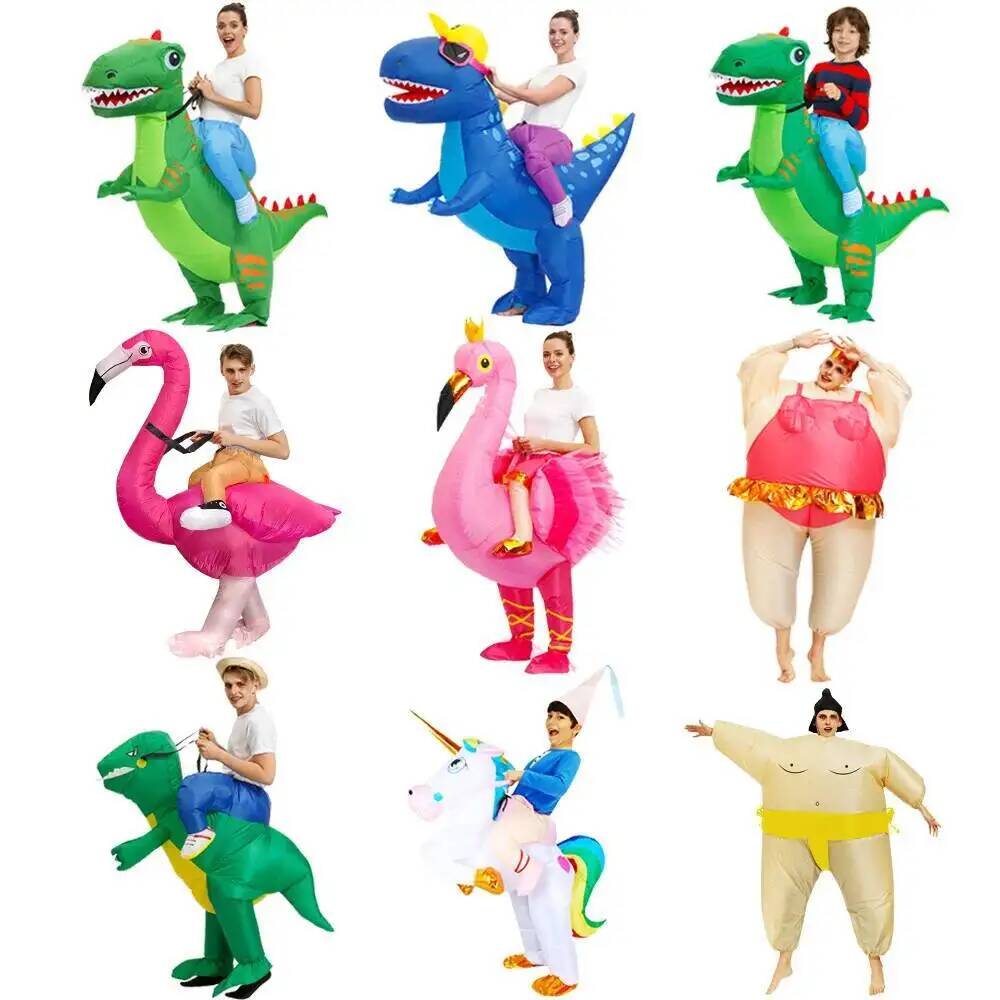Costumi per Feste, Costume da  - Inflatable Dinosaur Costume Adult recensione e prezzo