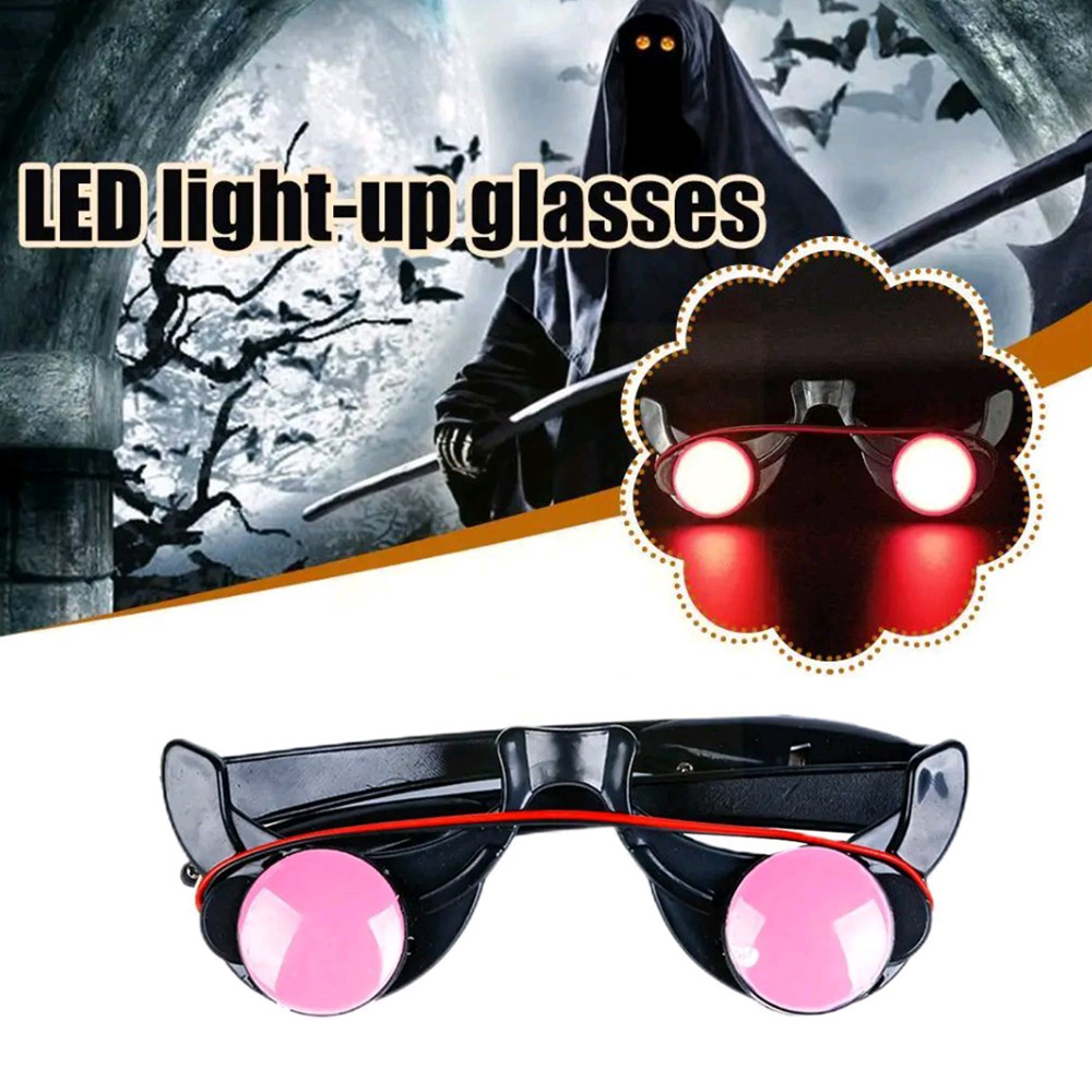 Halloween Horror Red Eye Glass - Glow In The Dark Party Glasses recensione e prezzo