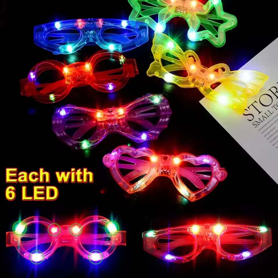 10/20/30/40/50 pezzi di occhia - Glow In The Dark Party Glasses recensione e prezzo