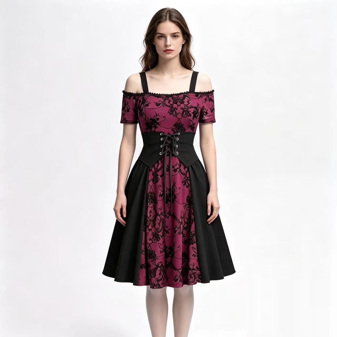 Abito Corto da Donna Gotico Me - Medieval Renaissance Dress Women recensione e prezzo