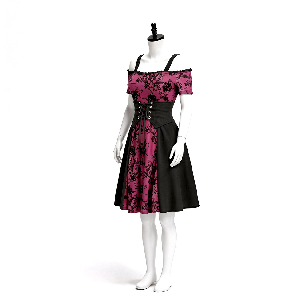 Abito Corto da Donna Gotico Me - Medieval Renaissance Dress Women recensione e prezzo