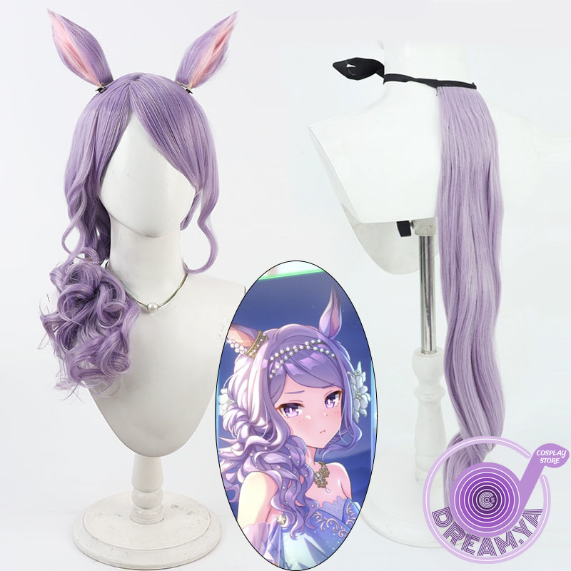 Parrucca Cosplay Mejiro Umamus - Anime Cosplay Wig Heat Resistant recensione e prezzo