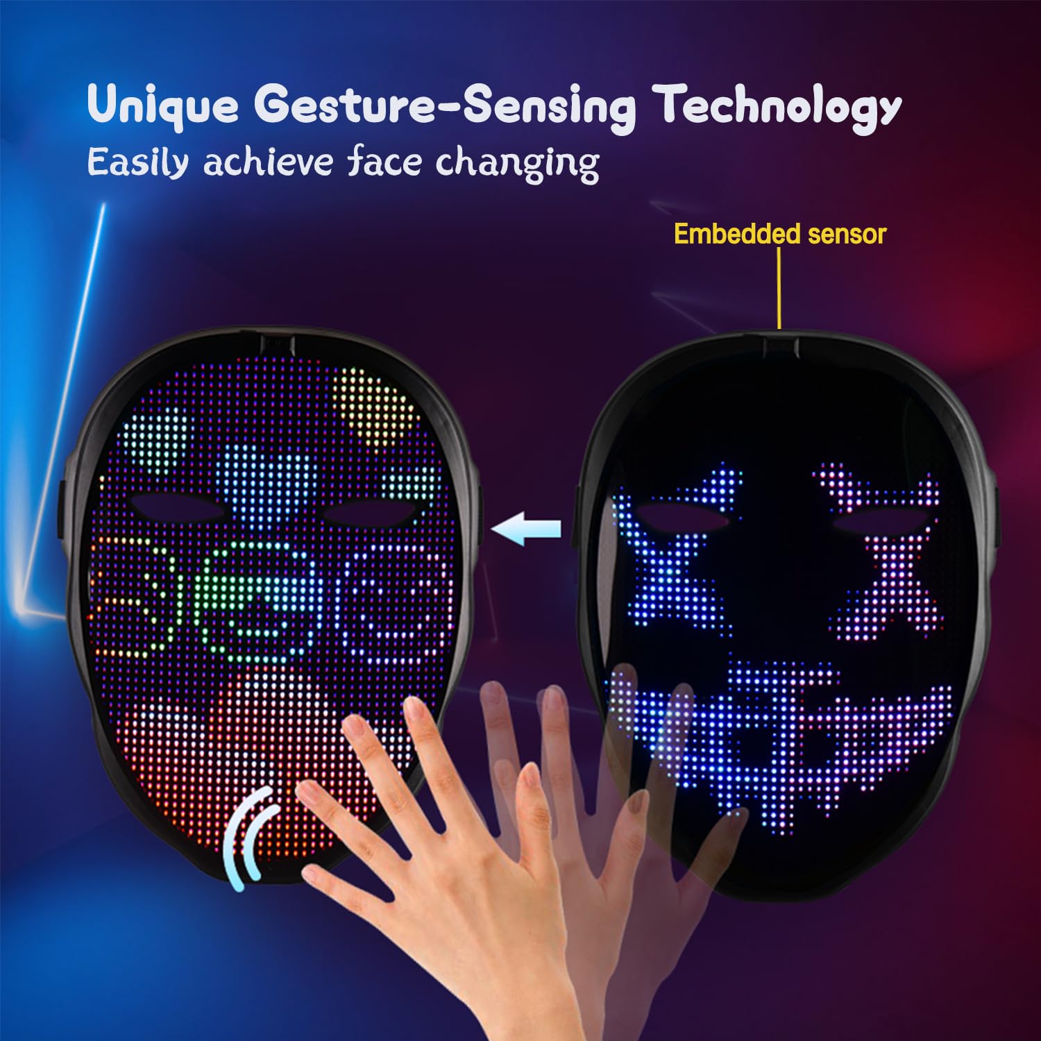 Maschera LED ricaricabile con  - Led Purge Mask Halloween recensione e prezzo