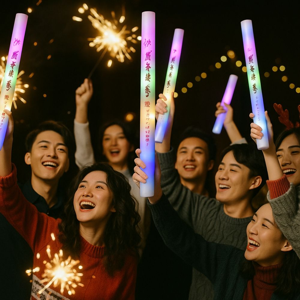 Puntelli per l'atmosfera Basto - Flashing Led Foam Sticks Party recensione e prezzo