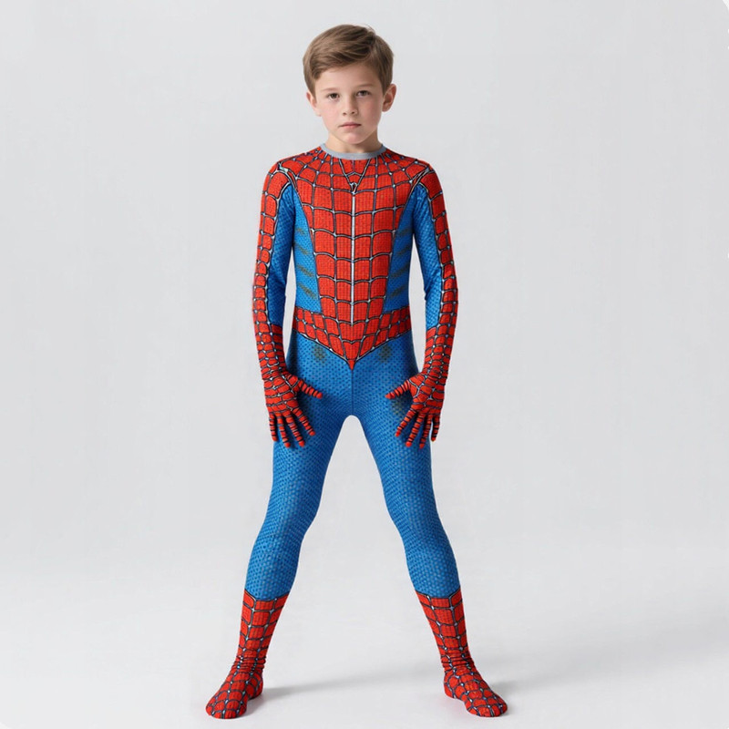 Costume da supereroe unisex pe - Spiderman Jumpsuit Kids recensione e prezzo