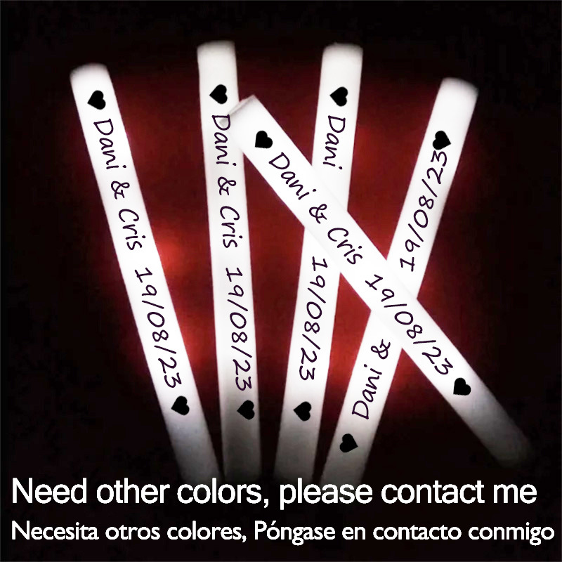 60/100/500 pezzi bastoncini lu - Flashing Led Foam Sticks Party recensione e prezzo