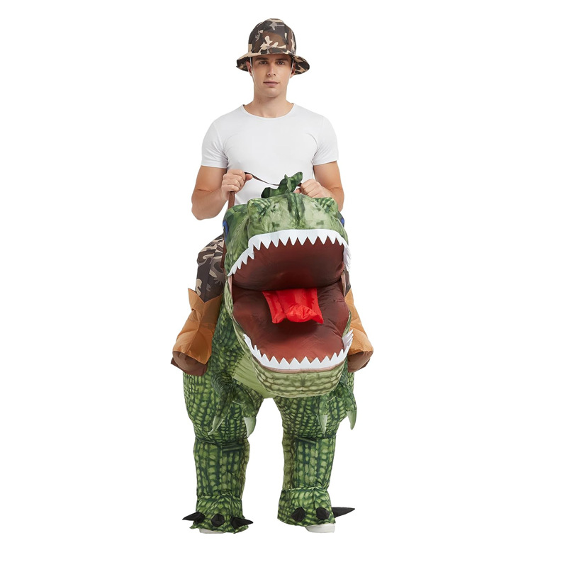 Costume da Tirannosauro Rex Go - Inflatable Dinosaur Costume Adult recensione e prezzo