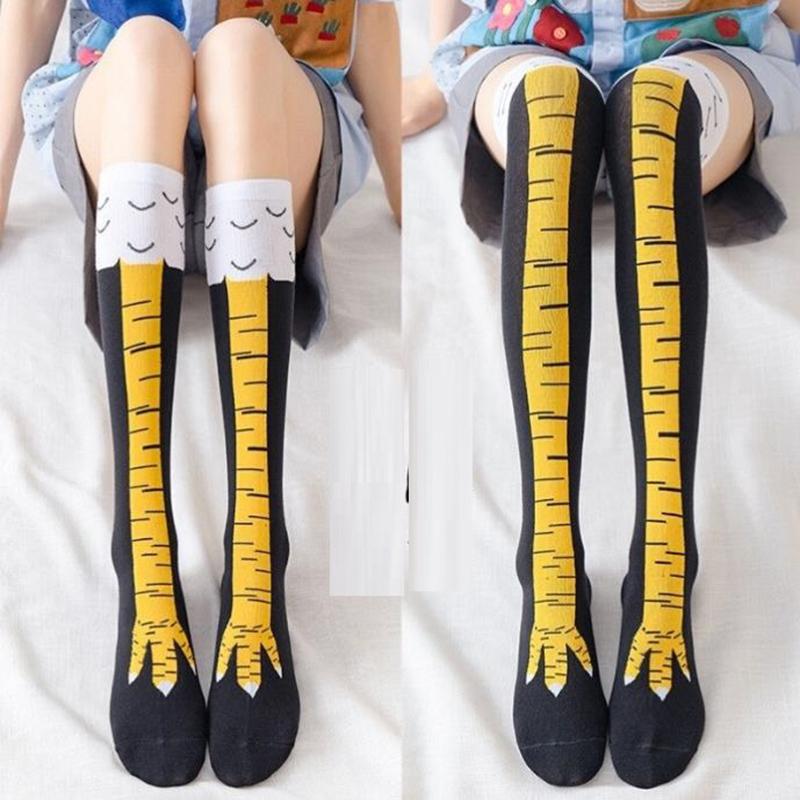 1-4 Paia di Calze al Ginocchio - Funny Chicken Leg Socks recensione e prezzo