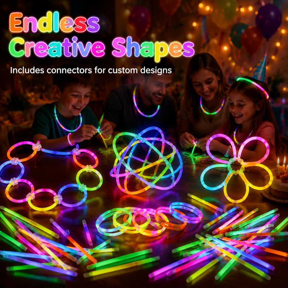48/95 pezzi di bastoncini lumi - Glow In The Dark Party Glasses recensione e prezzo